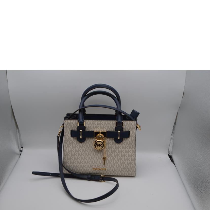 MICHAEL KORS マイケルコース/ハミルトンMKシグネチャー2wayレザーハンド/35F1GHMS1B//Aランク/89