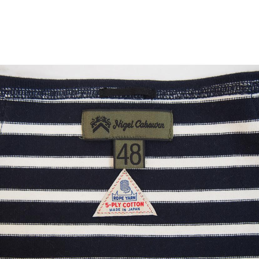 Nigel Cabourn ナイジェルケーボン/ブリティッシュアーミーボーダーロンT//Aランク/71