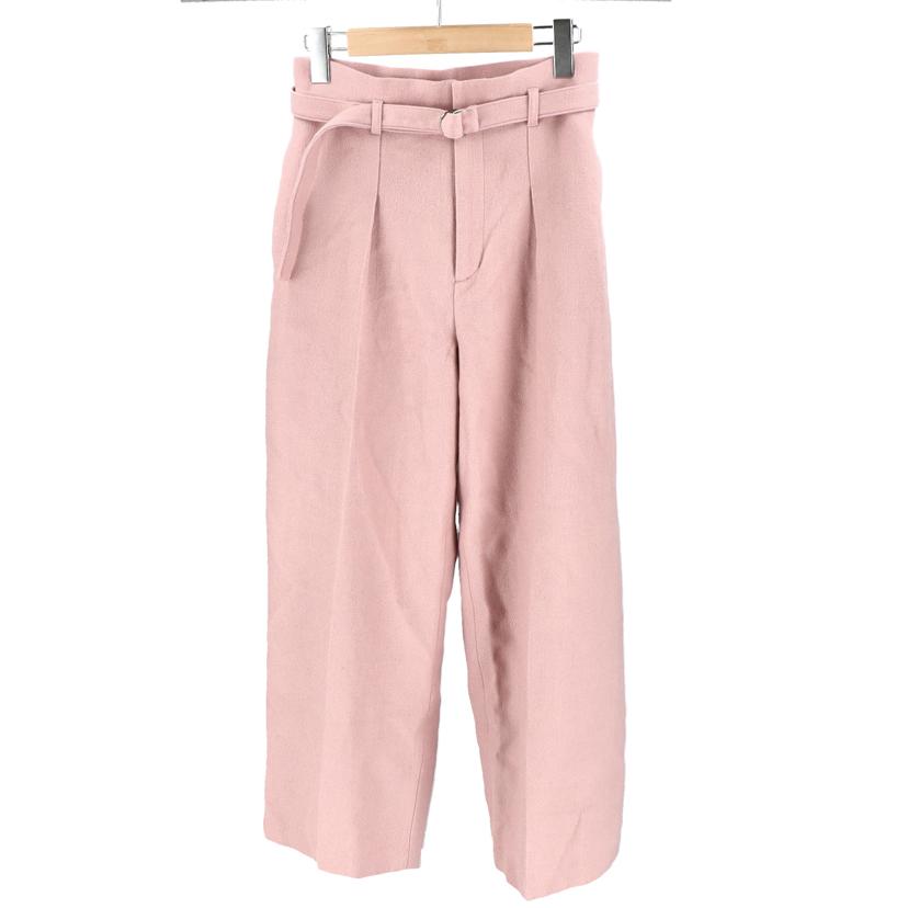 Mila Owen ミラ・オーウェン/ベルト付センタープレスワイドパンツ/09WFP175022//ABランク/93