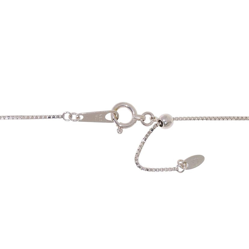 / K18WGパールダイヤネックレス0.14ct//Aランク/05