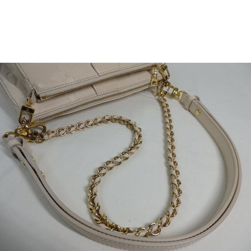LV ルイヴィトン/ミュルティ・ポシェット・アクセソワール/モノグラム・アンプラント/クレーム/M46568//RFI****/Aランク/84