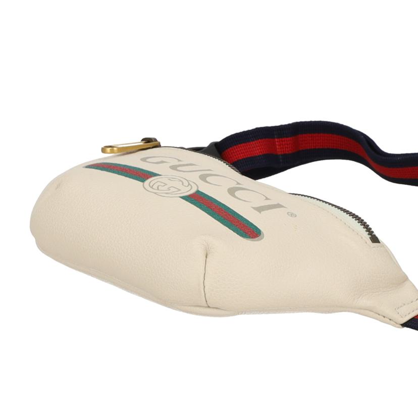 GUCCI グッチ/シェリーライン/ロゴプリント/ウエストバッグ/ 527792//204***/Bランク/18