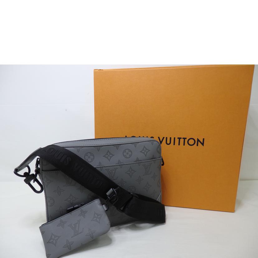 LV ルイヴィトン/デュオ・メッセンジャー/モノグラム・シャドウ/グレー/M46104//RFI****/SAランク/84