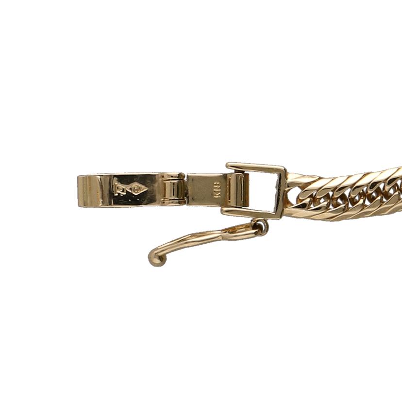 / K18喜平6面Wネックレス10.1g//Aランク/71