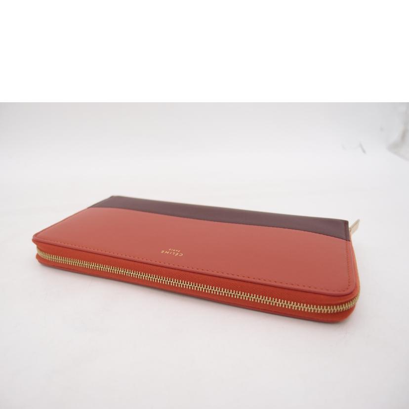CELINE セリーヌ/ラウンドファスナー長財布/バイカラー//W-T******/SAランク/69
