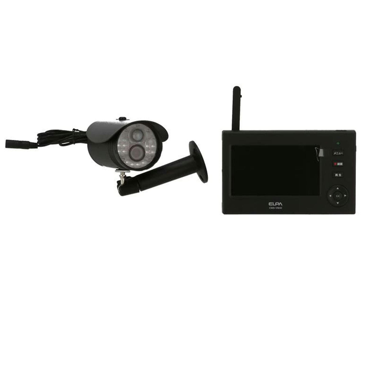ELPA 朝日電器/ワイヤレスカメラ&モニター/CMS-V4001//90424021/Aランク/67