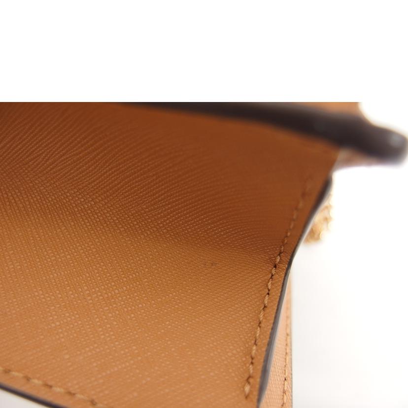 TORY BURCH トリーバーチ/レザーチェーンショルダーバッグ/キャメル/10009171//Aランク/04