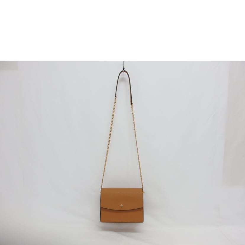 TORY BURCH トリーバーチ/レザーチェーンショルダーバッグ/キャメル/10009171//Aランク/04