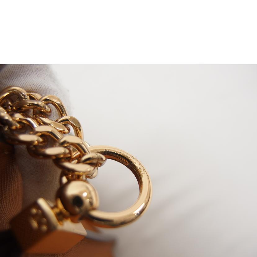 TORY BURCH トリーバーチ/レザーチェーンショルダーバッグ/キャメル/10009171//Aランク/04