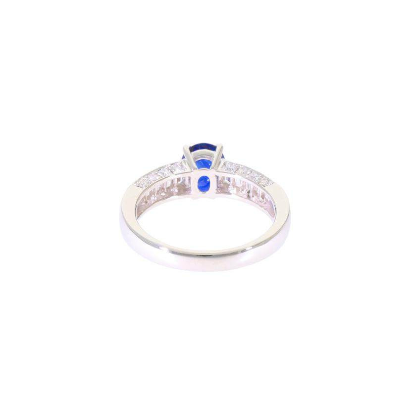 /◎PT900サファイアダイヤリング1.14/D0.77ct//Aランク/59