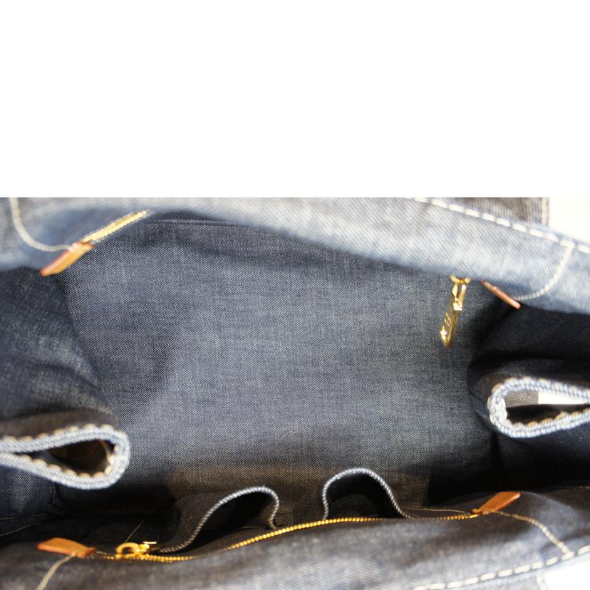 PRADA プラダ/カナパ/デニム地/名古屋限定/NAGOYAロゴ/B1872Y//14/Aランク/92