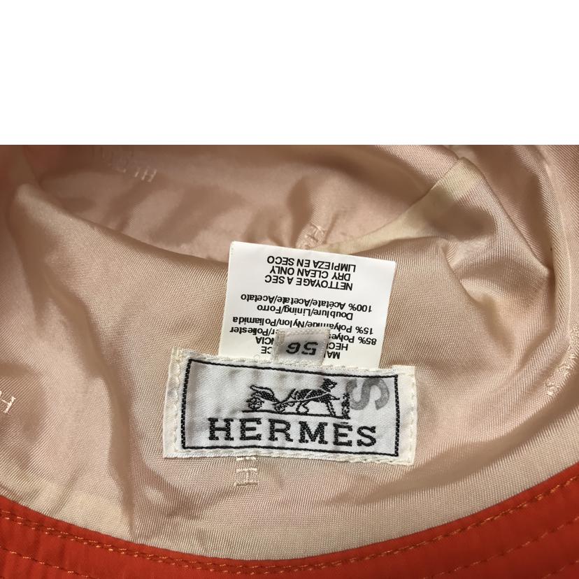 HERMES エルメス/Hロゴ バケットハット//ABランク/51