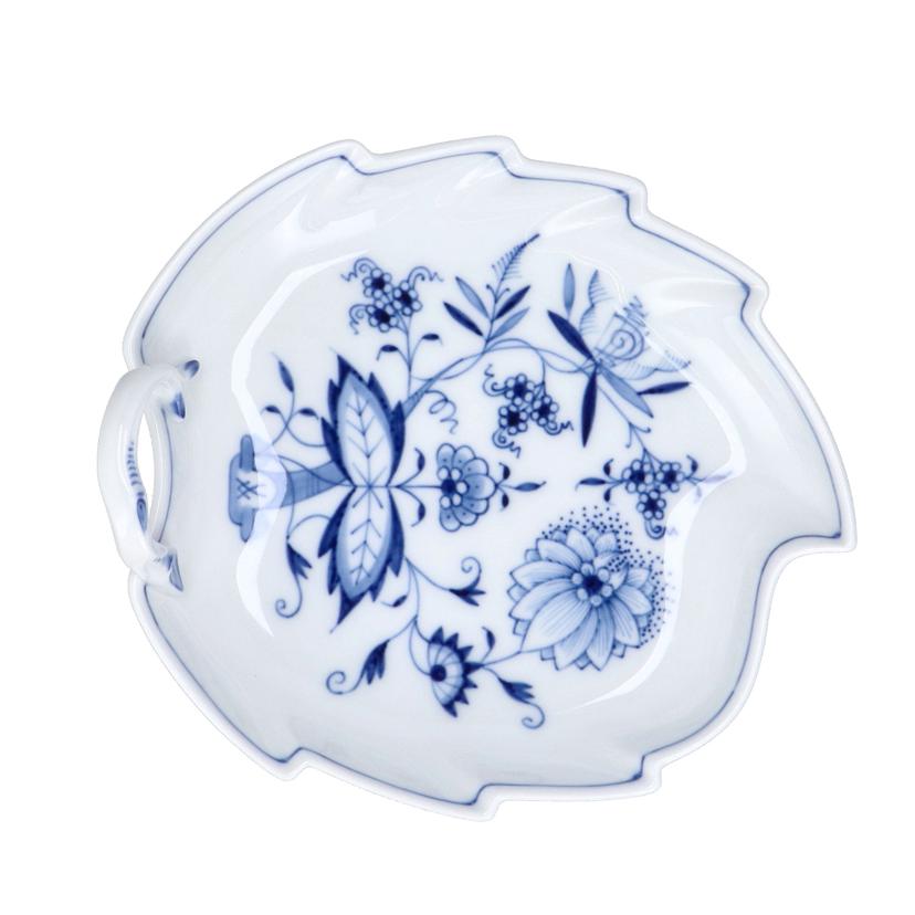 MEISSEN マイセン/ブルーオニオン リーフプレート//Aランク/09