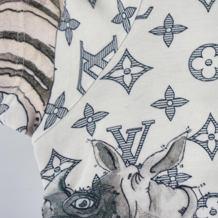 LV ルイヴィトン/LV/モノグラム・アニマルプリントTシャツ/XS/25/ //ABランク/75