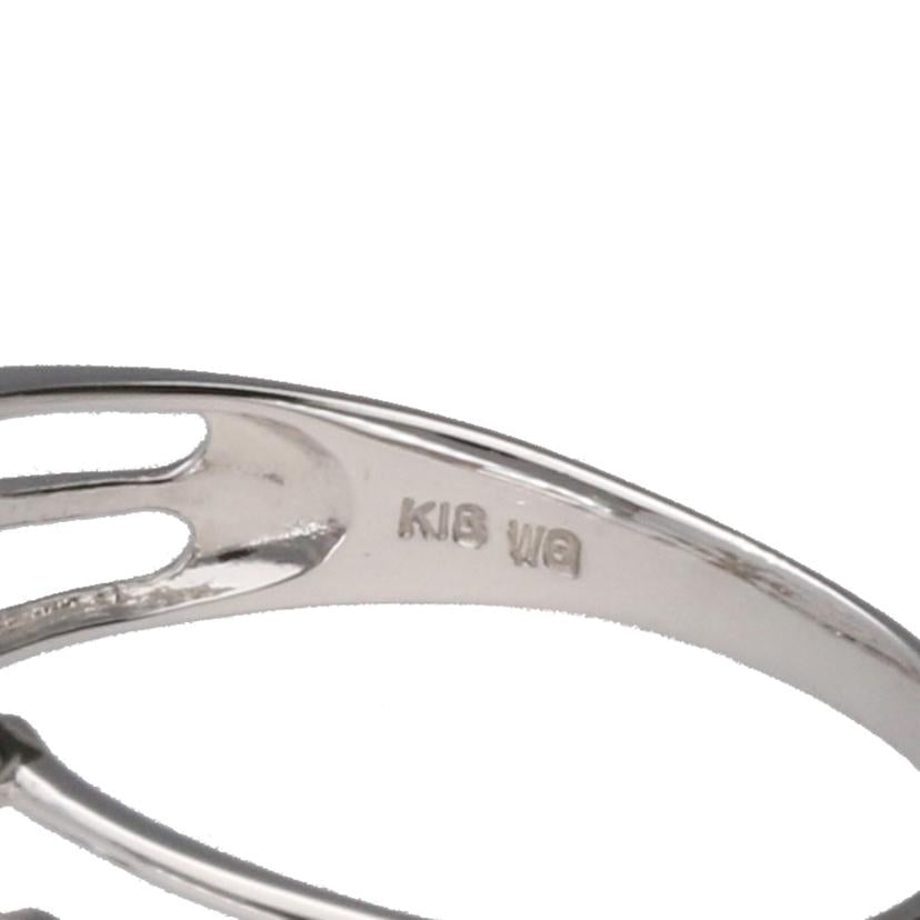 / K18WGダイヤリング0.20ct//ABランク/09