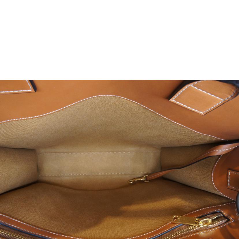 CELINE セリーヌ/バーティカルカバ/キャンバスロゴ/ブラウン//Aランク/92