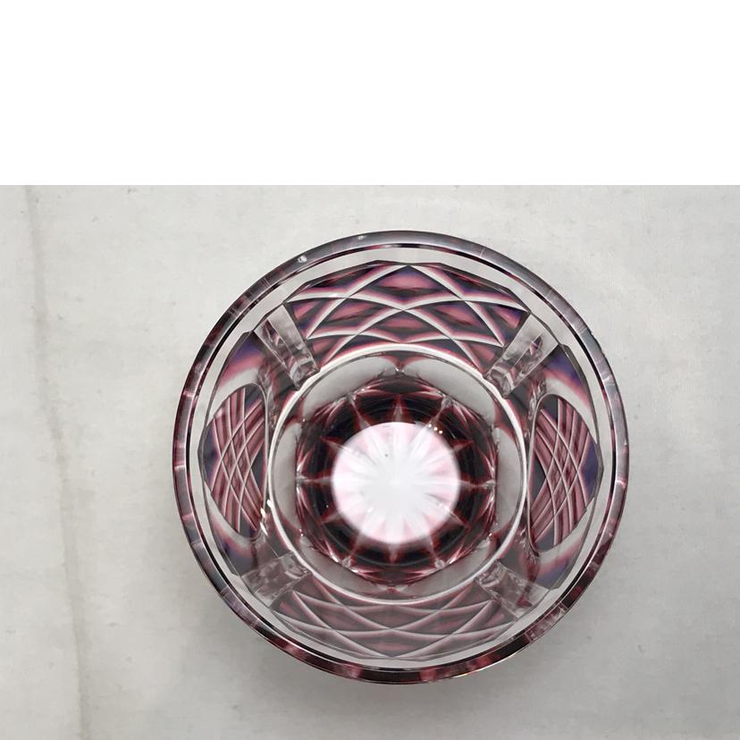 薩摩ガラス工芸 島津磯斉彬竈 薩摩ガラス工芸 島津磯斉彬竈/二色被せガラス タンブラー//Aランク/51