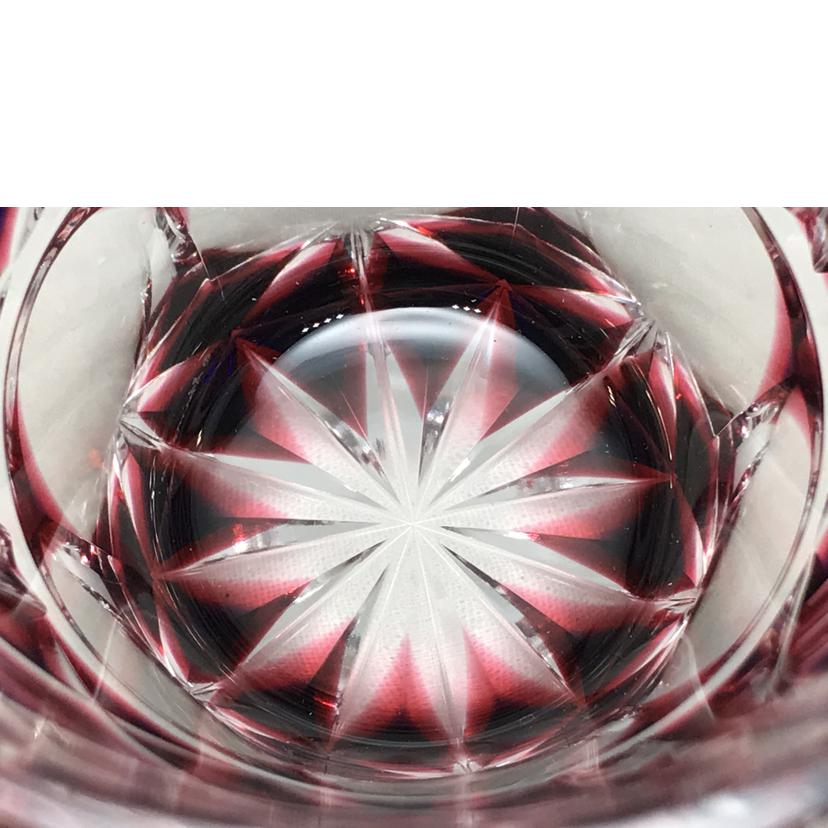 薩摩ガラス工芸 島津磯斉彬竈 薩摩ガラス工芸 島津磯斉彬竈/二色被せガラス タンブラー//Aランク/51