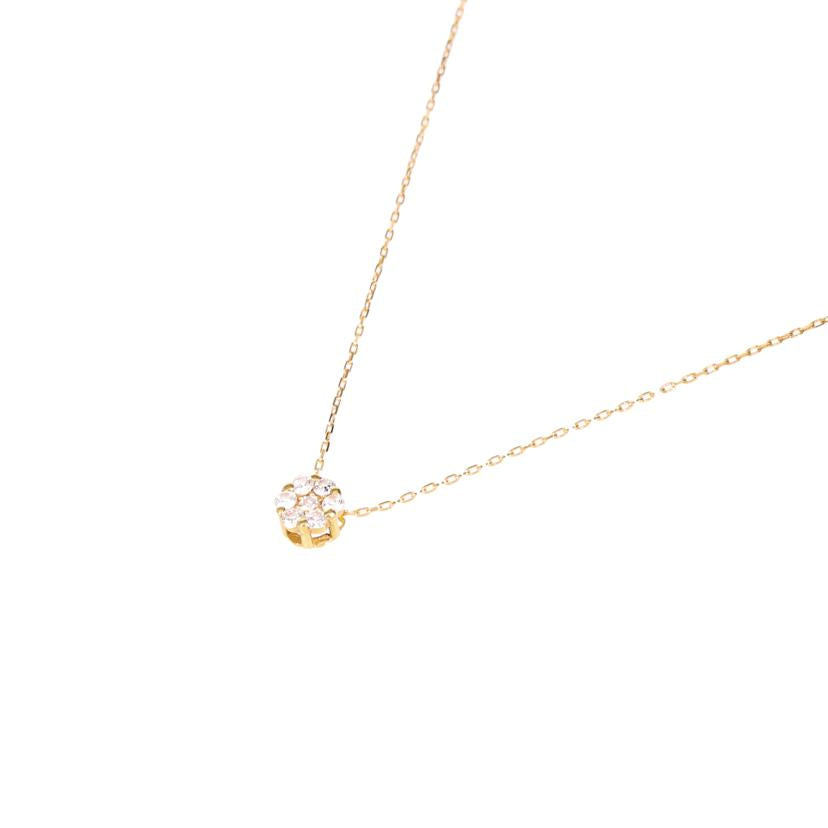 / K18ダイヤネックレス0.10ct//Aランク/76