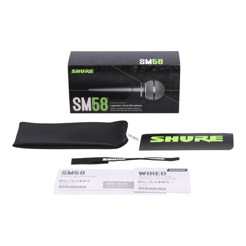 SHURE シュア /ダイナミックマイク/SM58-LCE//3CK06878988/Aランク/69