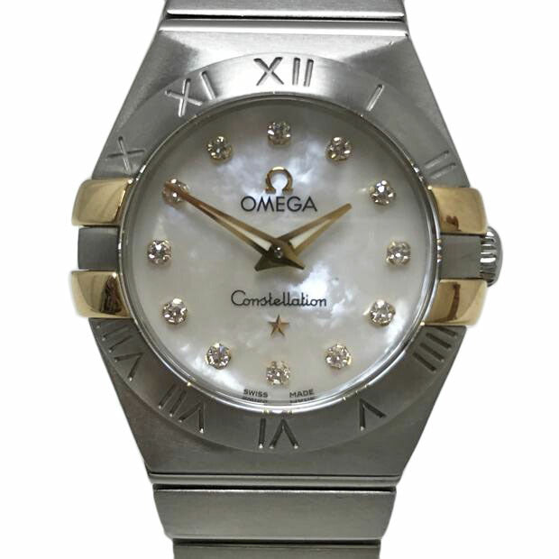 OMEGA オメガ/コンステレーション 10P ホワイトシェル文字盤/123.20.24.60.55.005//918*****/ABランク/51