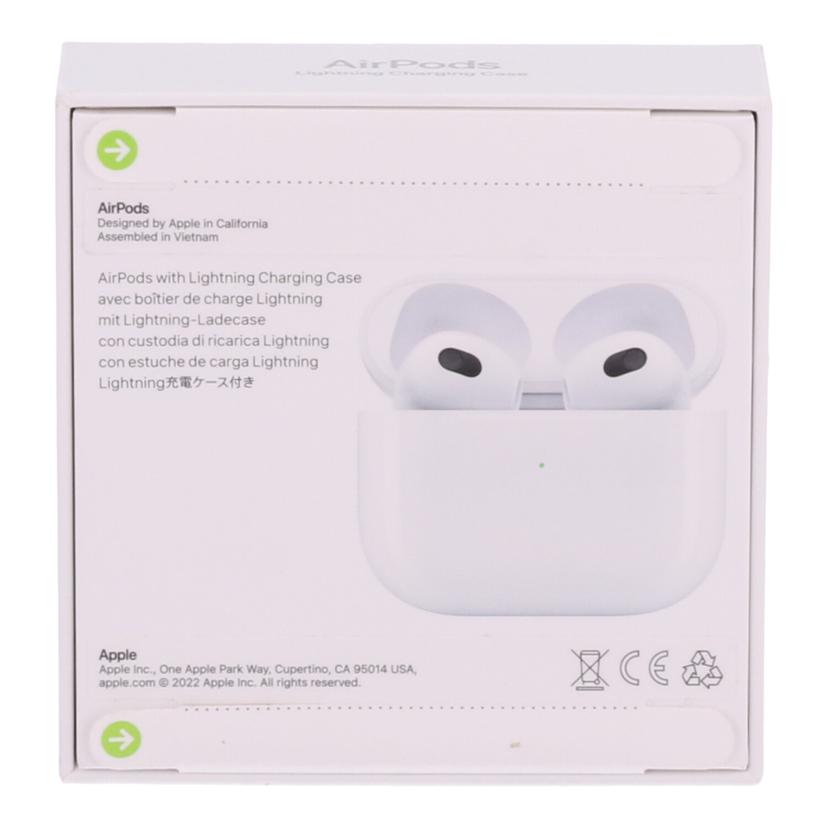 Apple アップル /AirPods 第3世代/ MPNY3J/A//JJVJD9MRW3/Sランク/84