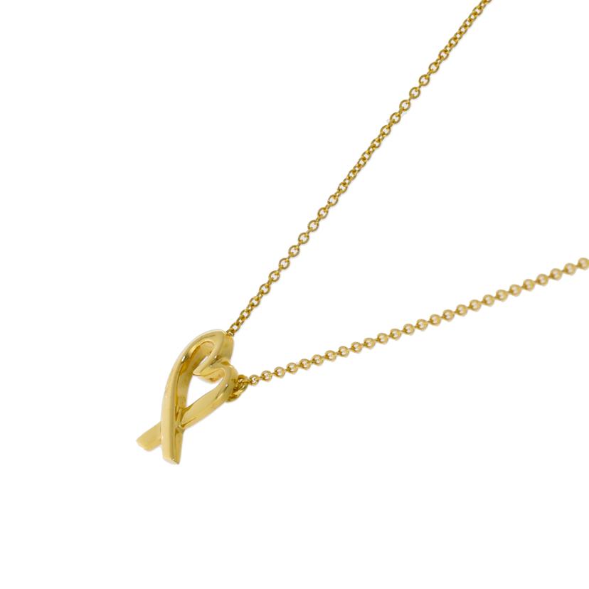 TIFFANY&Co. ティファニー/K18ラヴィングハートネックレス//Aランク/18
