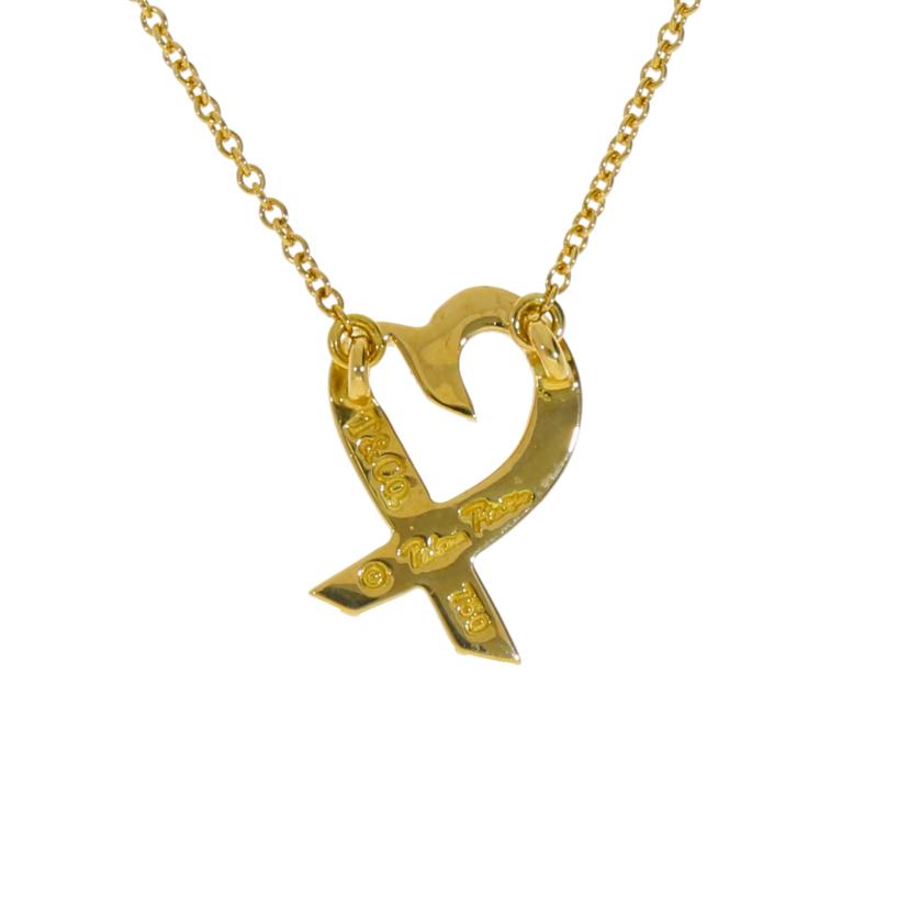 TIFFANY&Co. ティファニー/K18ラヴィングハートネックレス//Aランク/18