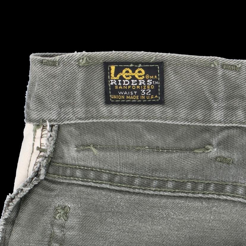 Lee リー/希少/Lee/カツラギパンツ/サイド黒タグ/w32/グレイッシュカーキ/カツラギ//Bランク/24
