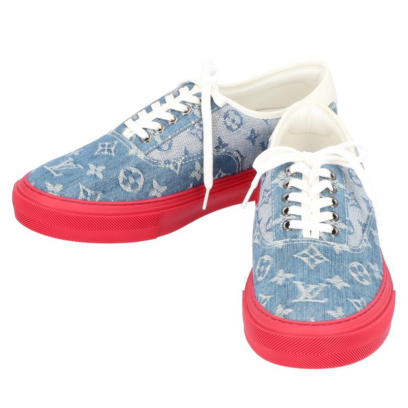 LOUIS VUITTON ルイヴィトン/モノグラムデニムスニーカーSize6//MS0***/Aランク/78