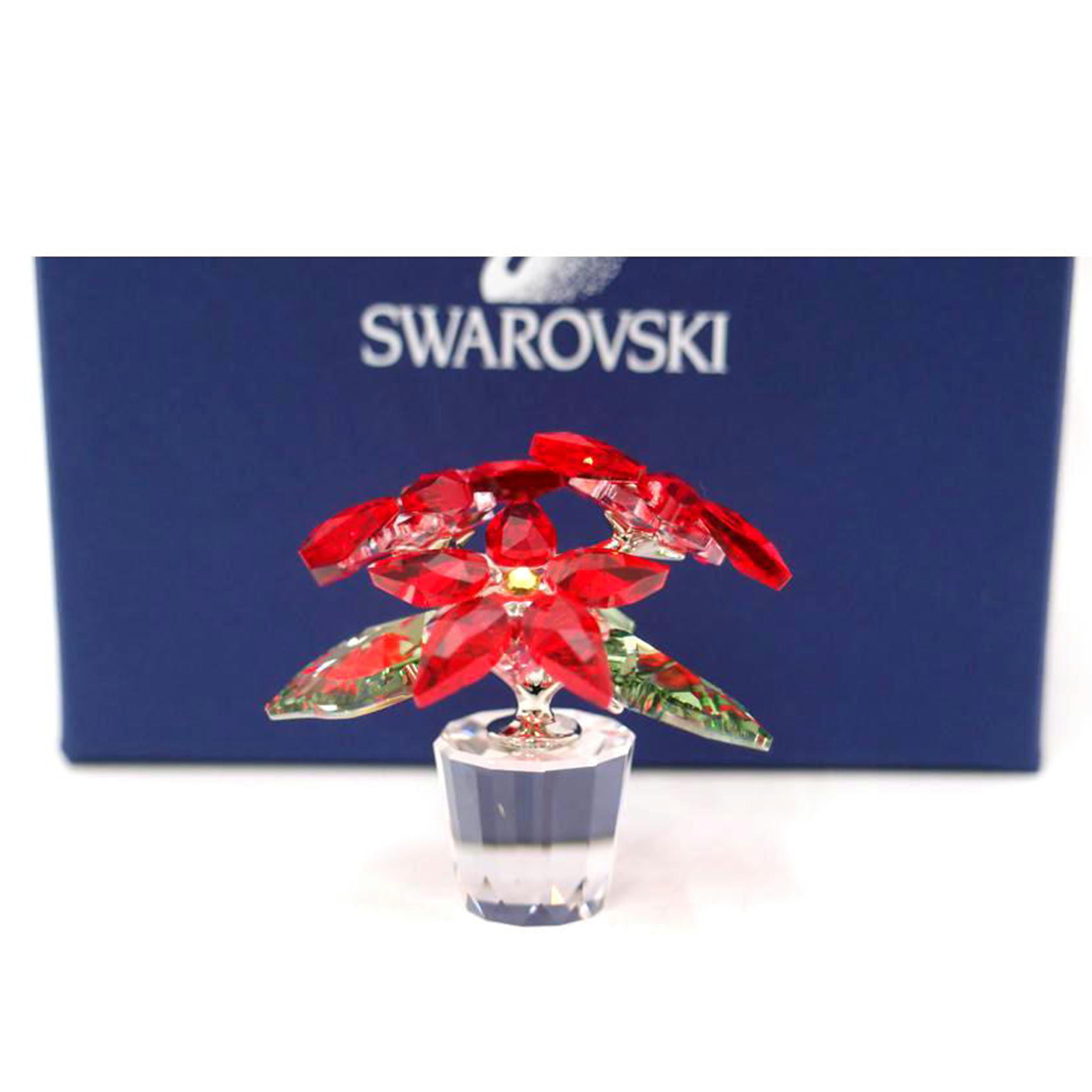 SWAROVSKI スワロフスキー/スワロフスキー 置物 ポインセチア//SAランク/69