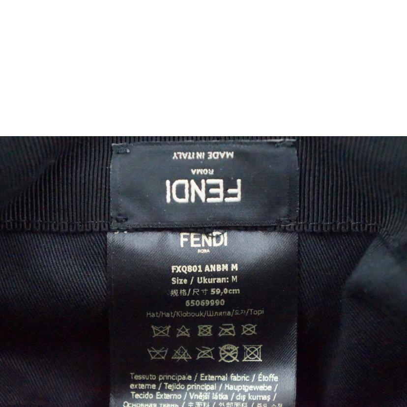 FENDI フェンディ/ FENDI バケットハット/FXQ801-ANBM-F0QA1//Aランク/67