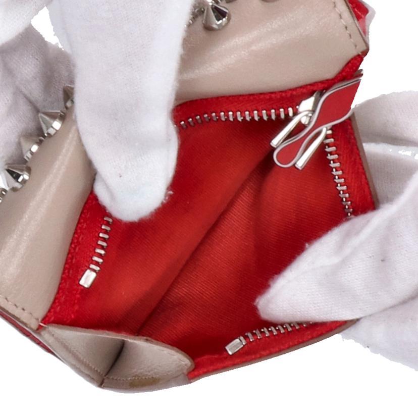 C.Louboutin ルブタン/コンパクトスタッズウォレット/3165040//ABランク/91