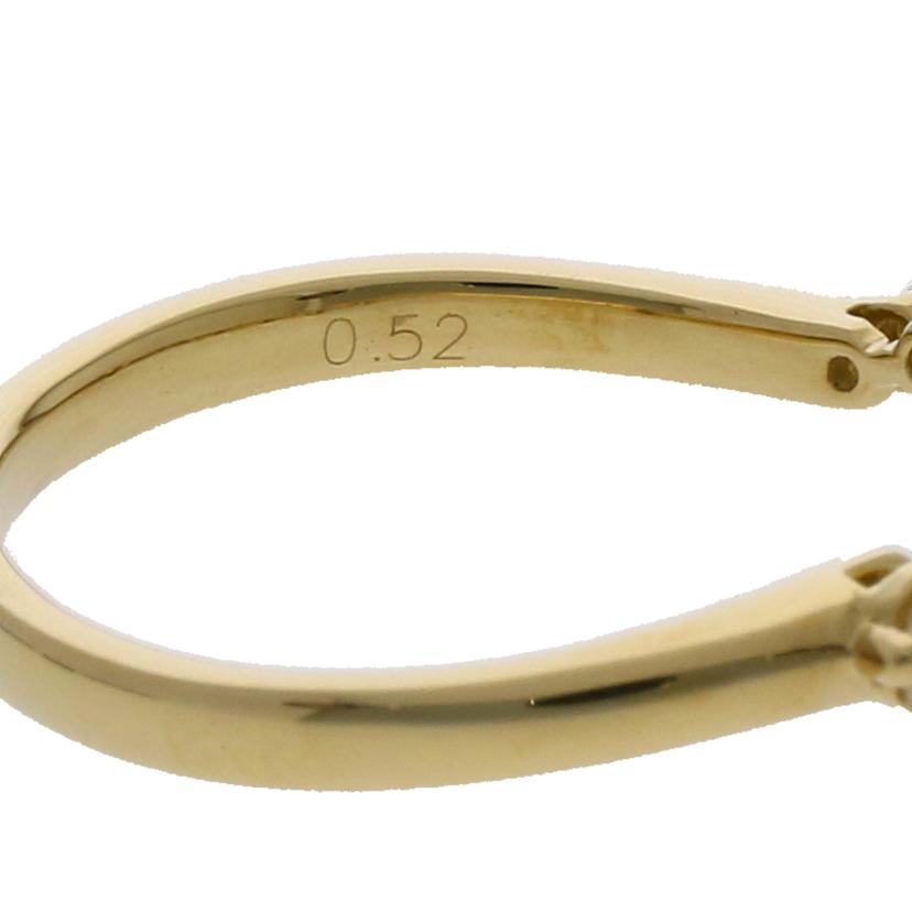 / K18ダイヤリング0.52ct//Aランク/76