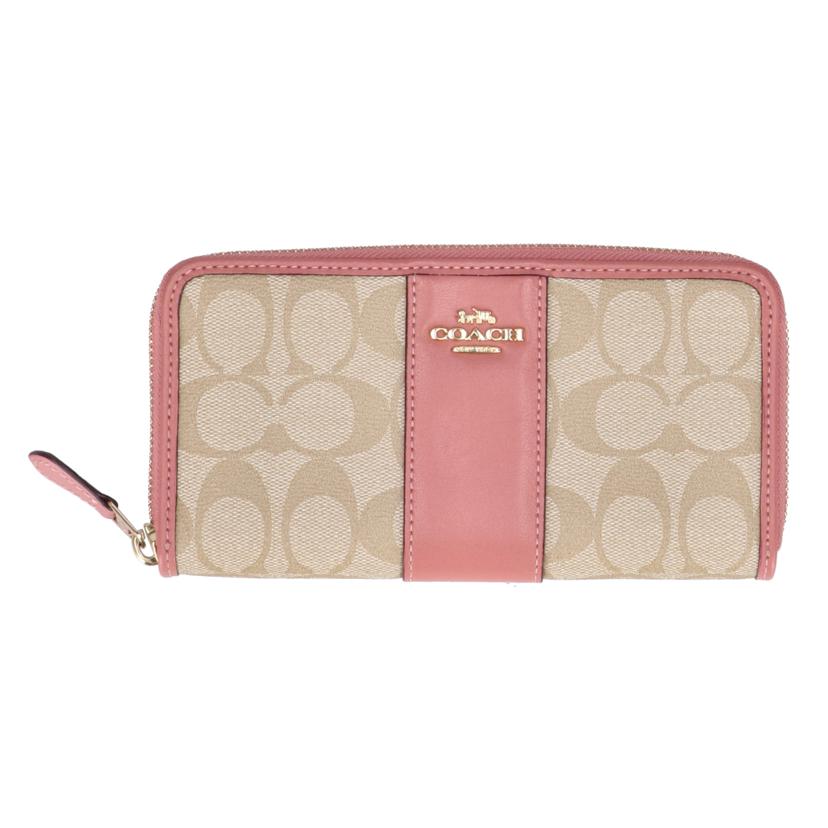COACH コーチ/アコーディオンジップアラウンドウォレット/F54630//C18**/Aランク/09