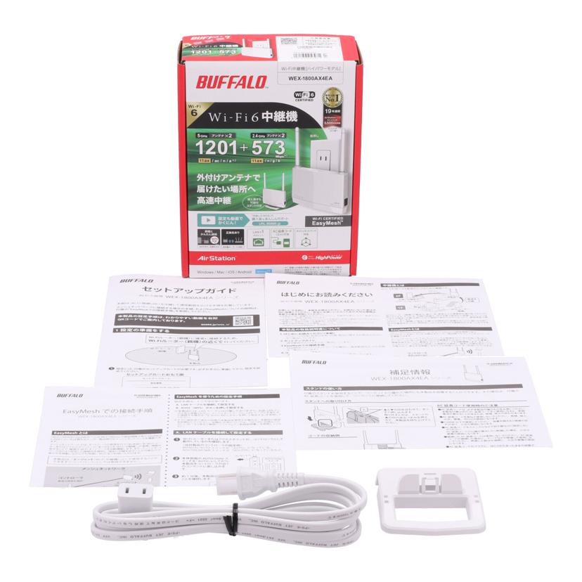 BUFFALO バッファロー /Wi-Fi6無線LAN中継器/WEX-1800AX4EA//20579720279521/Bランク/78