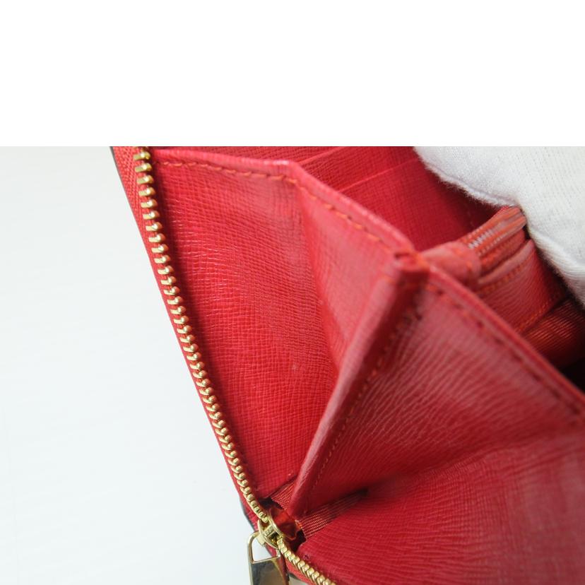 FURLA フルラ/ラウンドファスナー長財布/レッド//Aランク/88