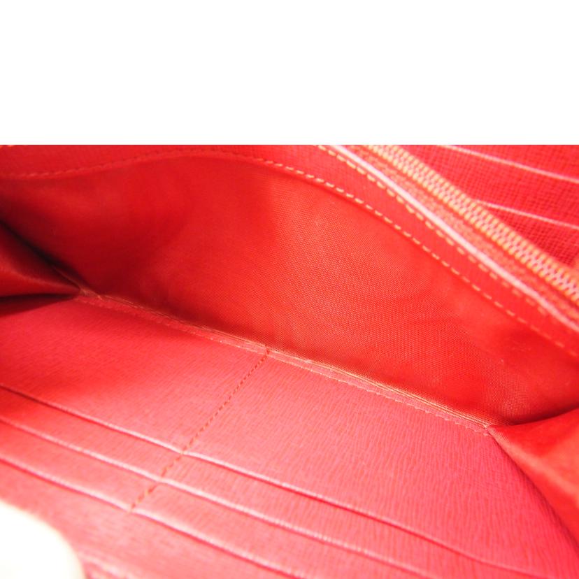 FURLA フルラ/ラウンドファスナー長財布/レッド//Aランク/88