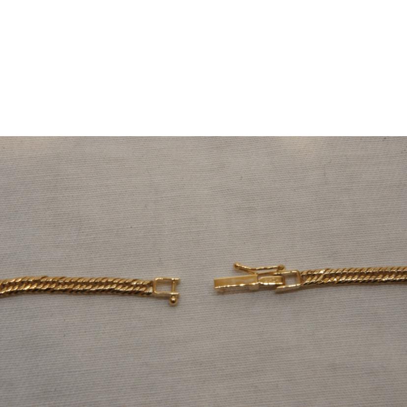 K18喜平6面Wネックレス13.6g/55cm//Aランク/92