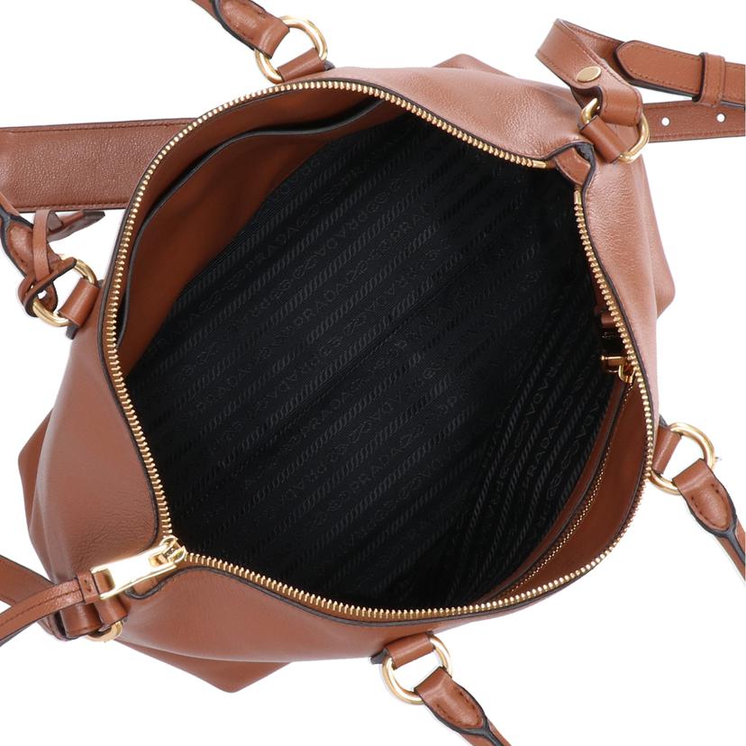 PRADA プラダ/エンボスロゴレザー2WAYショルダー/1BA211//Aランク/05