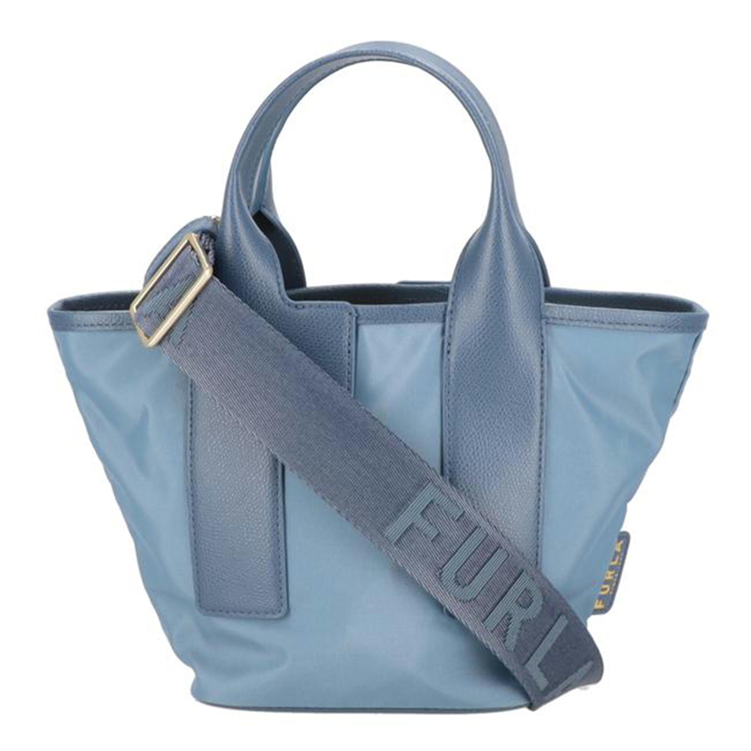 FURLA フルラ/Piumaミニトートバッグ/2way/ブルー系/8050597608006//166***/Aランク/77