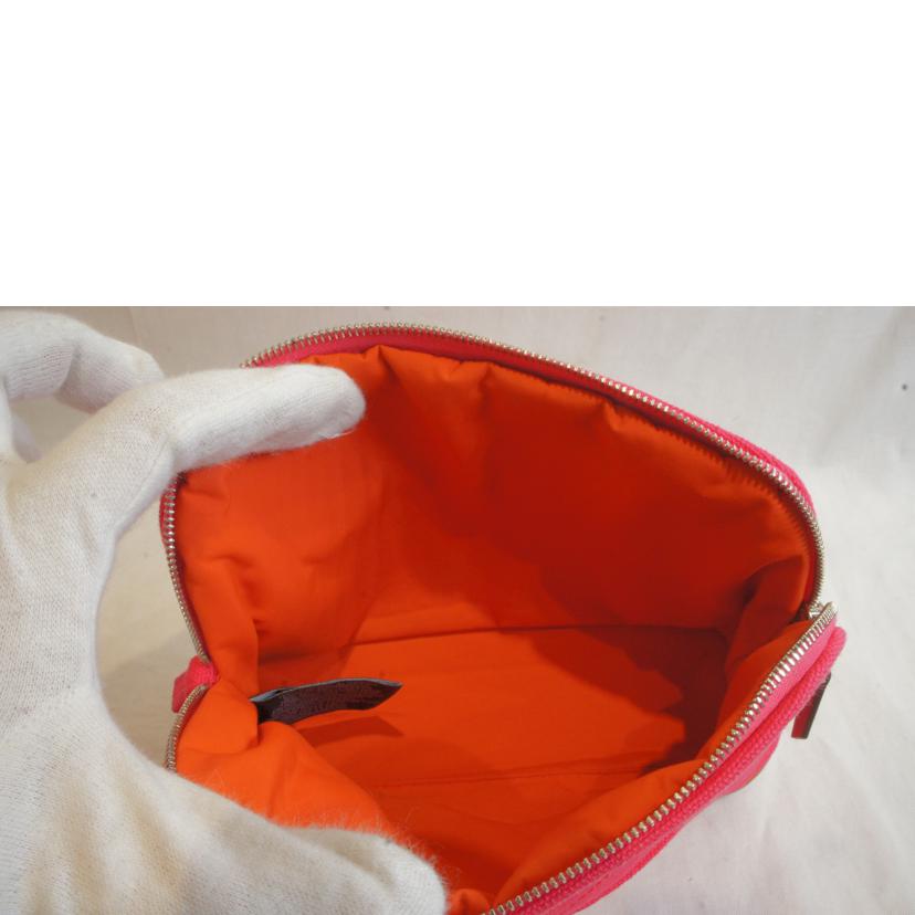 HERMES エルメス/ボリードポーチ/ピンクキャンバス//Aランク/92