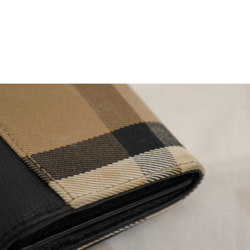 BURBERRY バーバリー/イタリア製チェックロングウォレット//ABランク/92