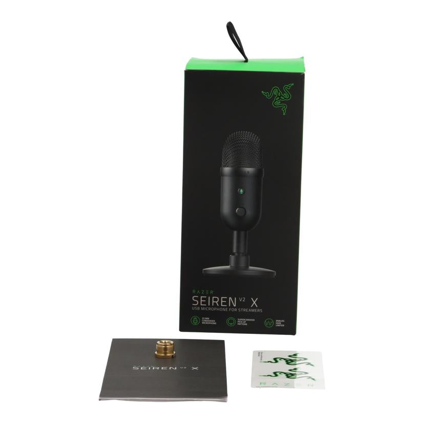 Razer レイザー /USBコンデンサーマイク/Seiren V2 X/RZ19-04050100-R3M1//JAN4571585634547/Bランク/69