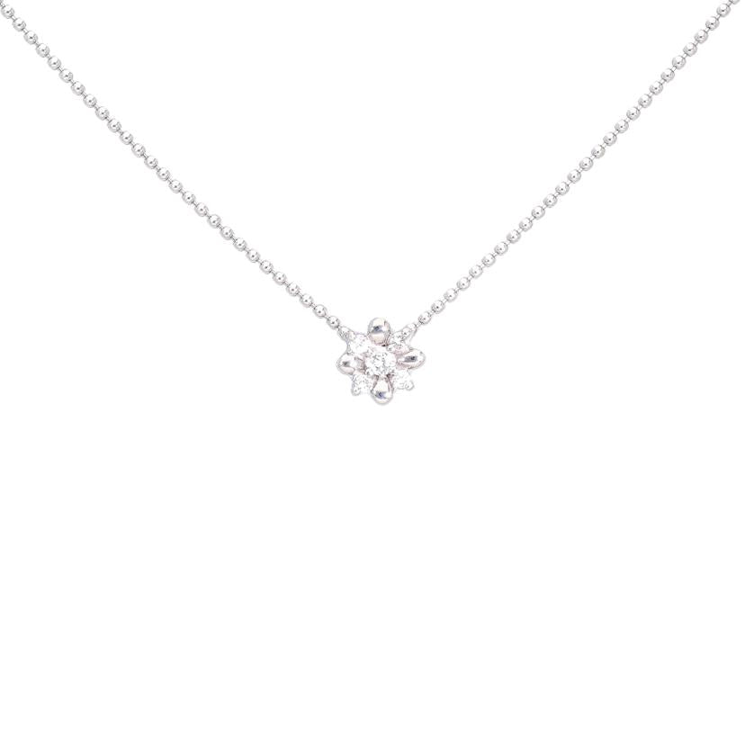 STAR JEWELRY スタージュエリー/SJ/K18WGダイヤネックレス0.07/2.5//0.07/Aランク/75