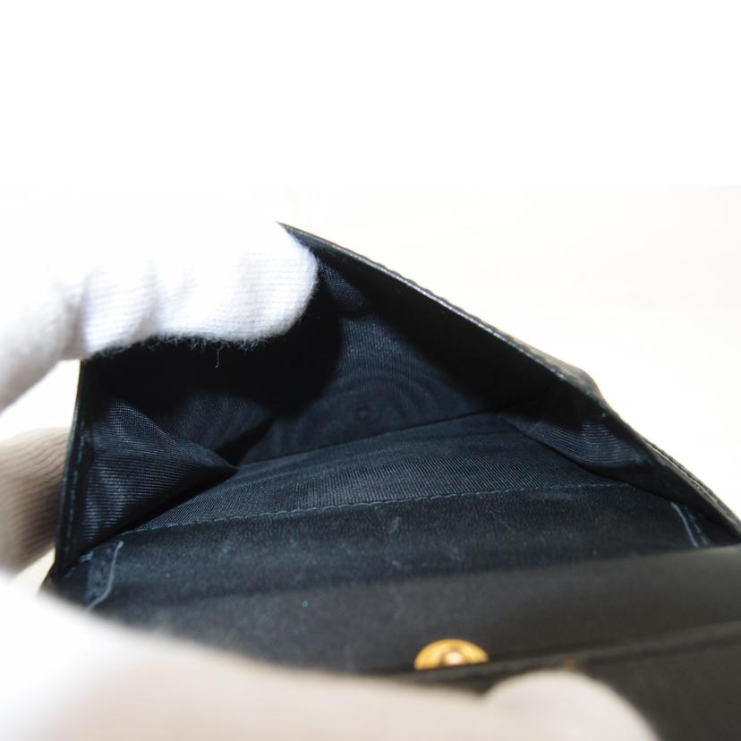 PRADA プラダ/三つ折り財布/ブラック/1MH176//236******/Aランク/69