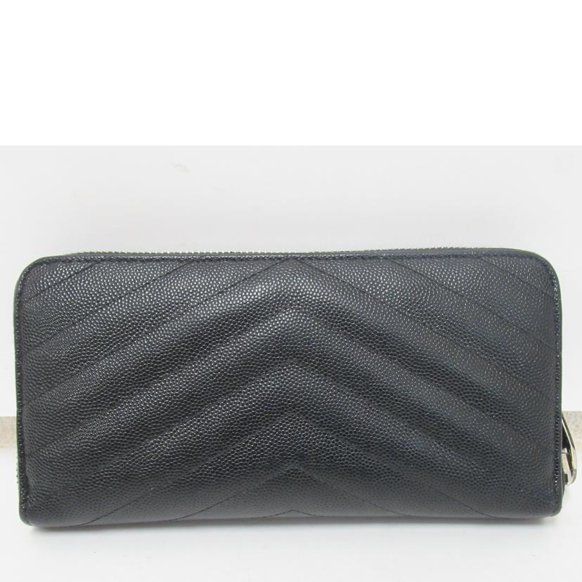 SAINT LAURENT/ラウンドファスナー長財布/レザー//ABランク/63