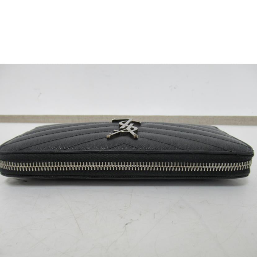 SAINT LAURENT/ラウンドファスナー長財布/レザー//ABランク/63