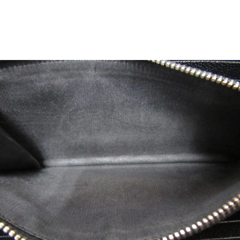 SAINT LAURENT/ラウンドファスナー長財布/レザー//ABランク/63