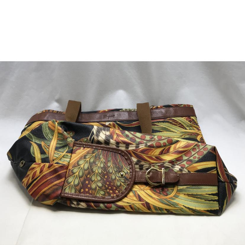 Ferragamo サルヴァトーレフェラガモ/ボタニカル トートバッグ/AG21//425*/Bランク/51